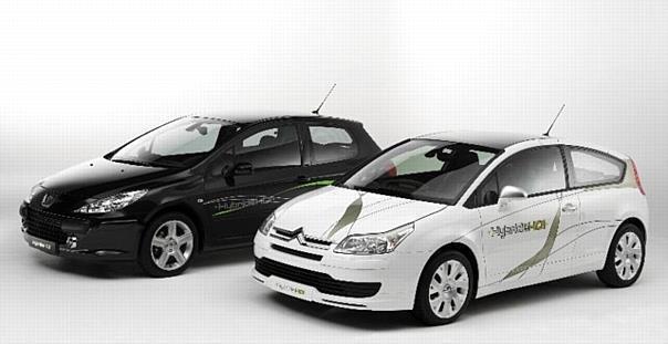 PSA Peugeot Citroën Hybrid HDi in einem Peugeot 307 und einem Citroen C4